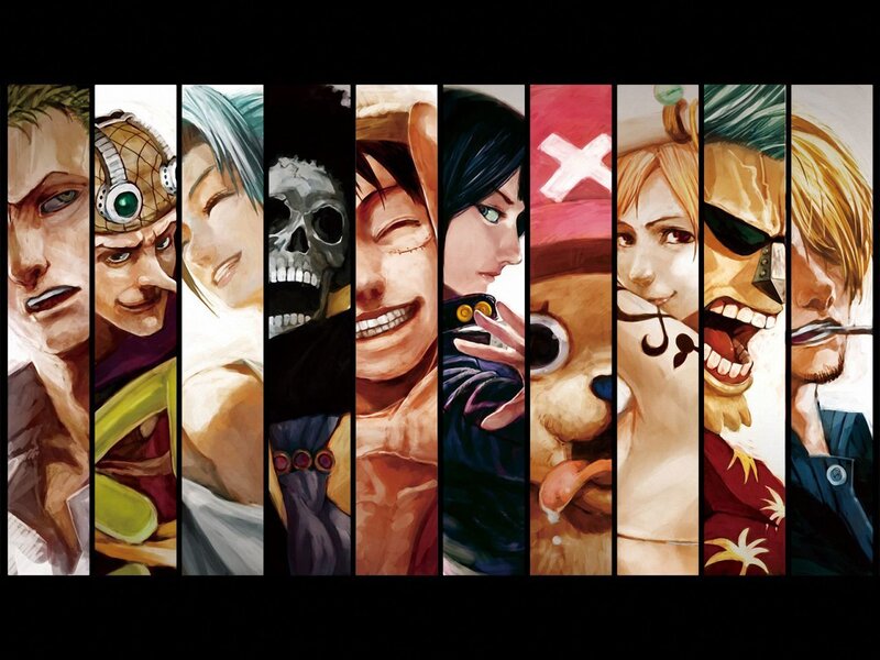 One Piece Characters — Black, Dramatic, Manga