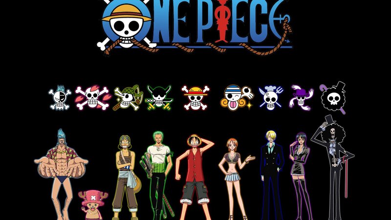 One Piece Characters — Black, Dynamic, Anime