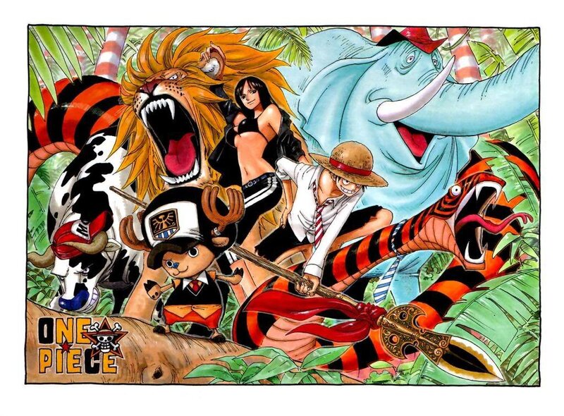One Piece Characters — Green, Adventurous