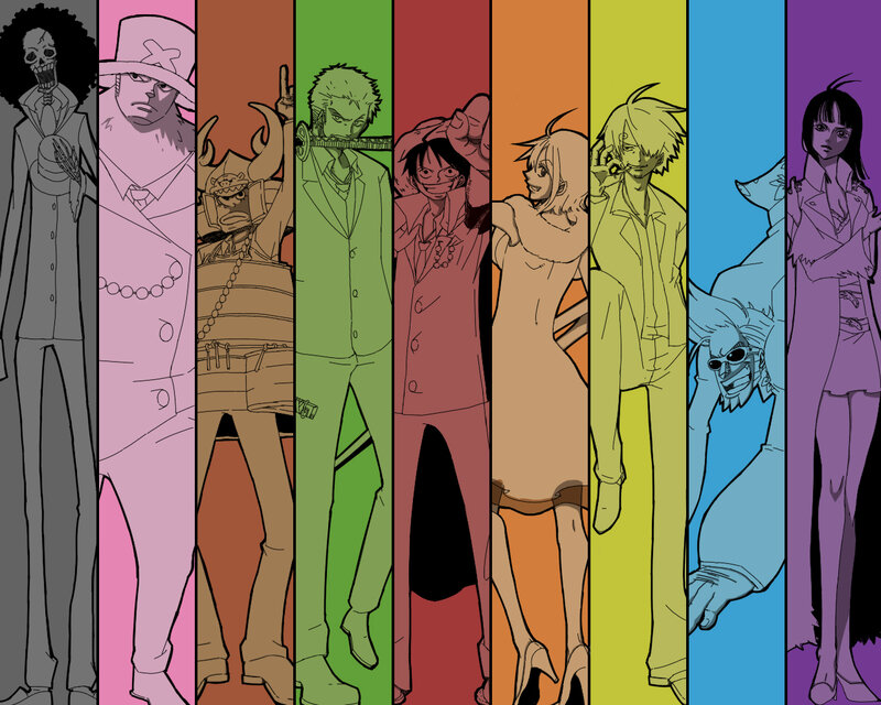 One Piece Characters — Green, Dynamic