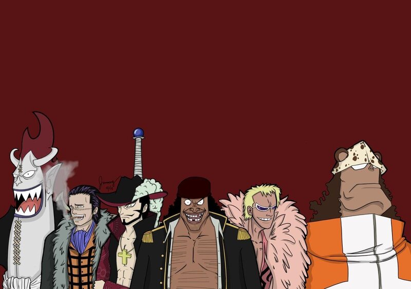 One Piece characters group