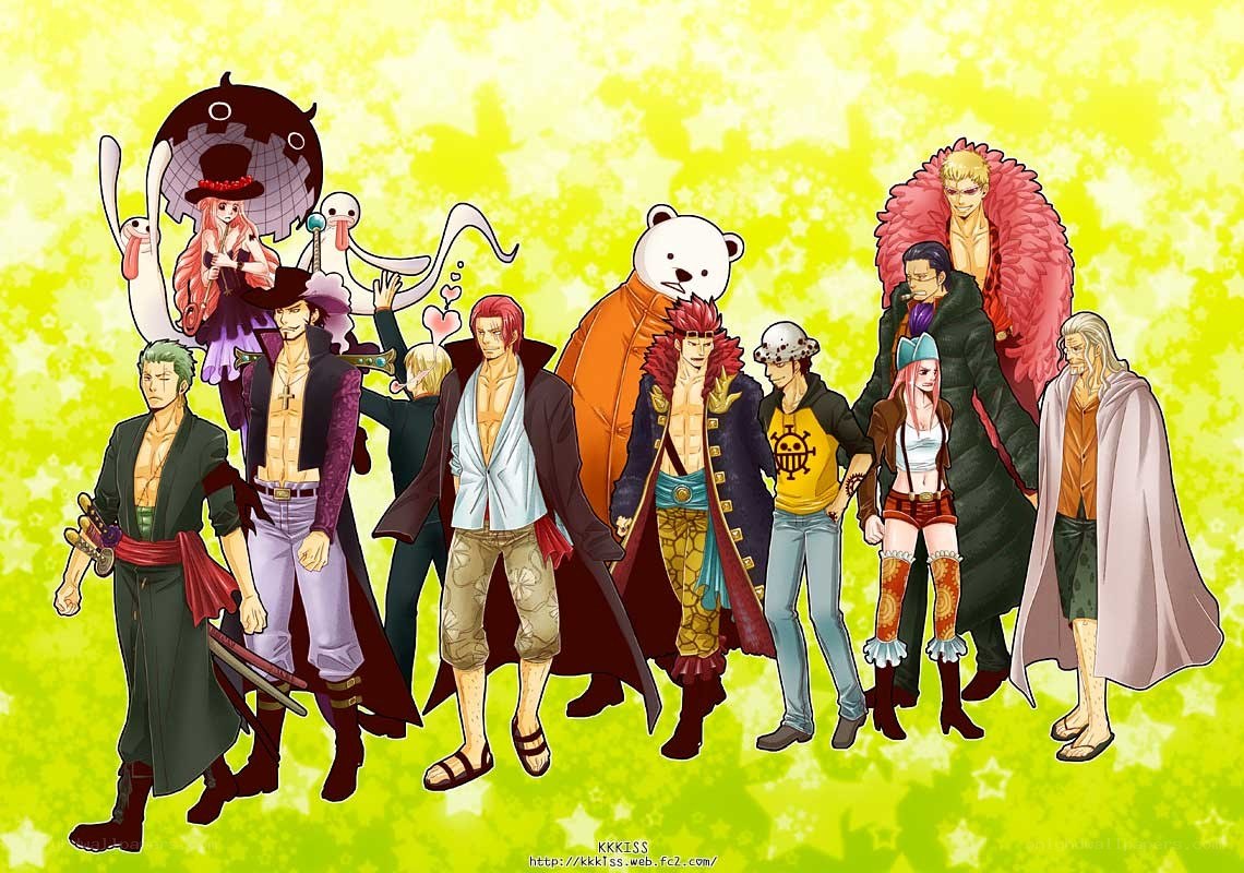 One Piece characters group