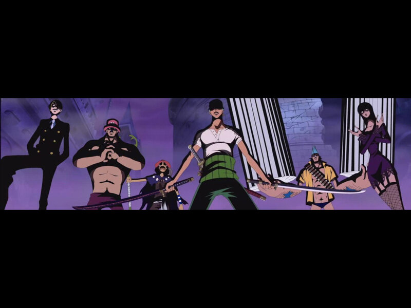 One Piece characters in a group