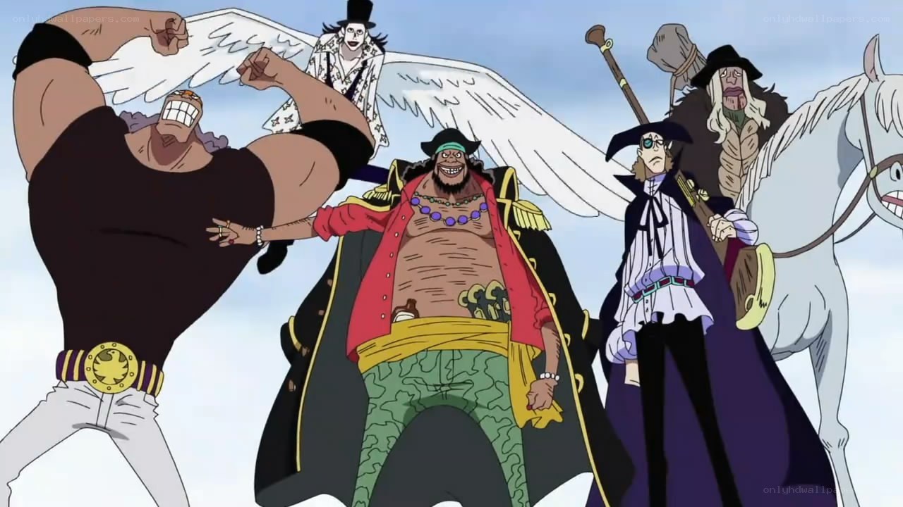 One Piece characters in action