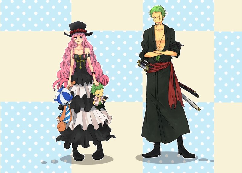 One Piece characters in formal wear