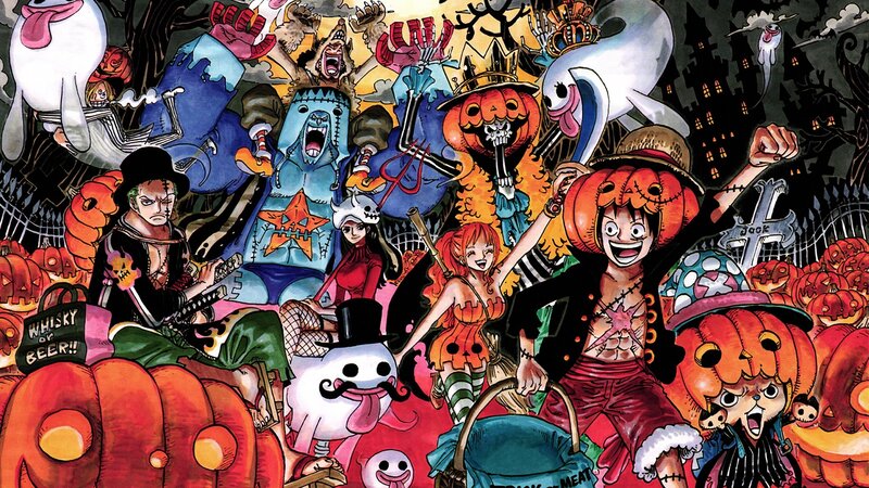 One Piece Characters in Halloween Costumes — Orange