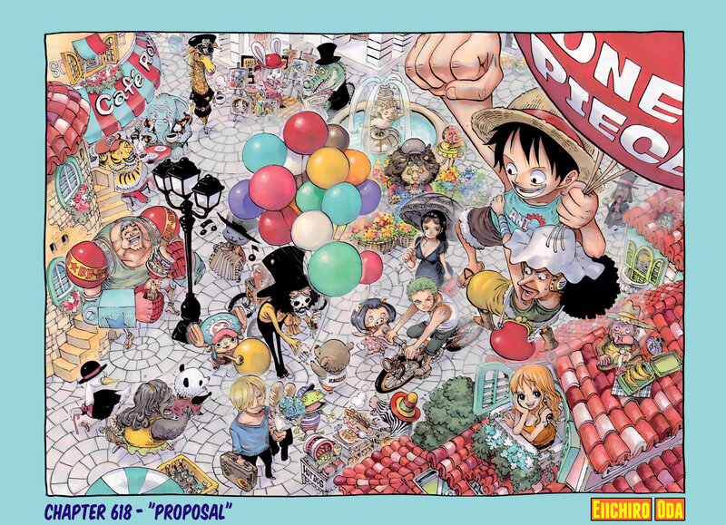 One Piece Characters in Town