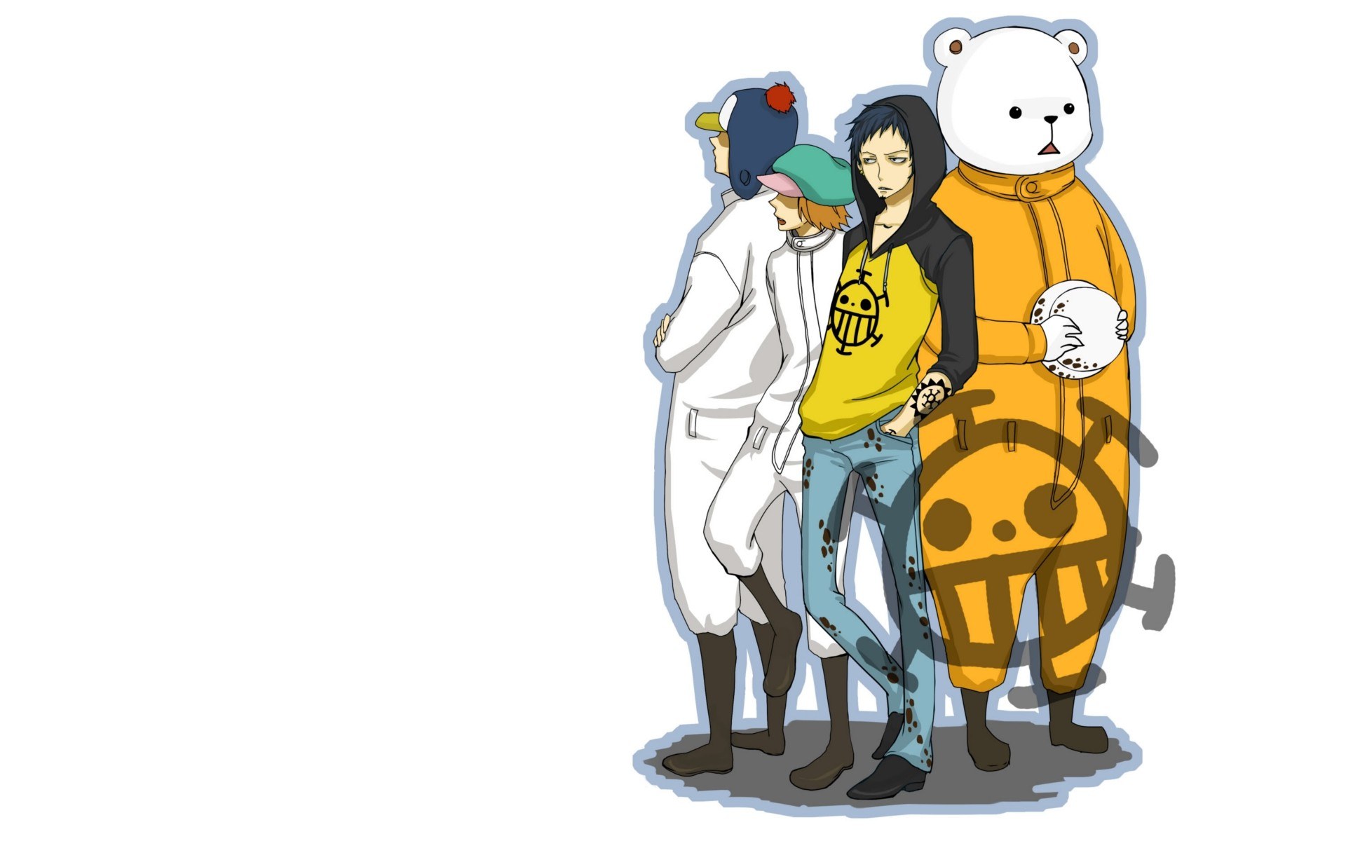One Piece characters in winter gear