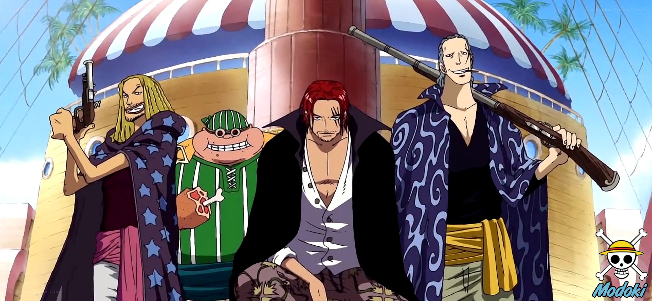 One Piece characters on ship
