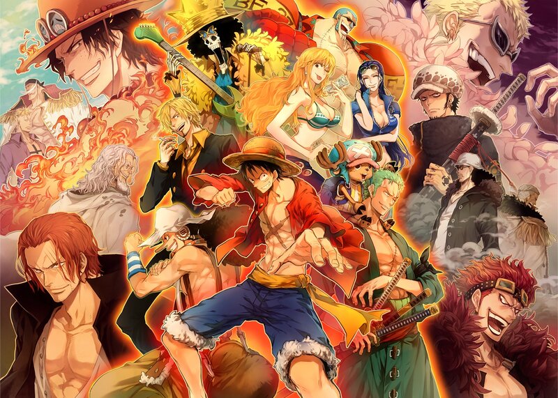 One Piece Characters — Orange, Dramatic