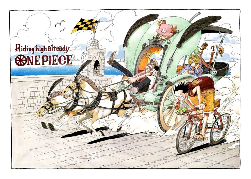 One Piece Characters Racing