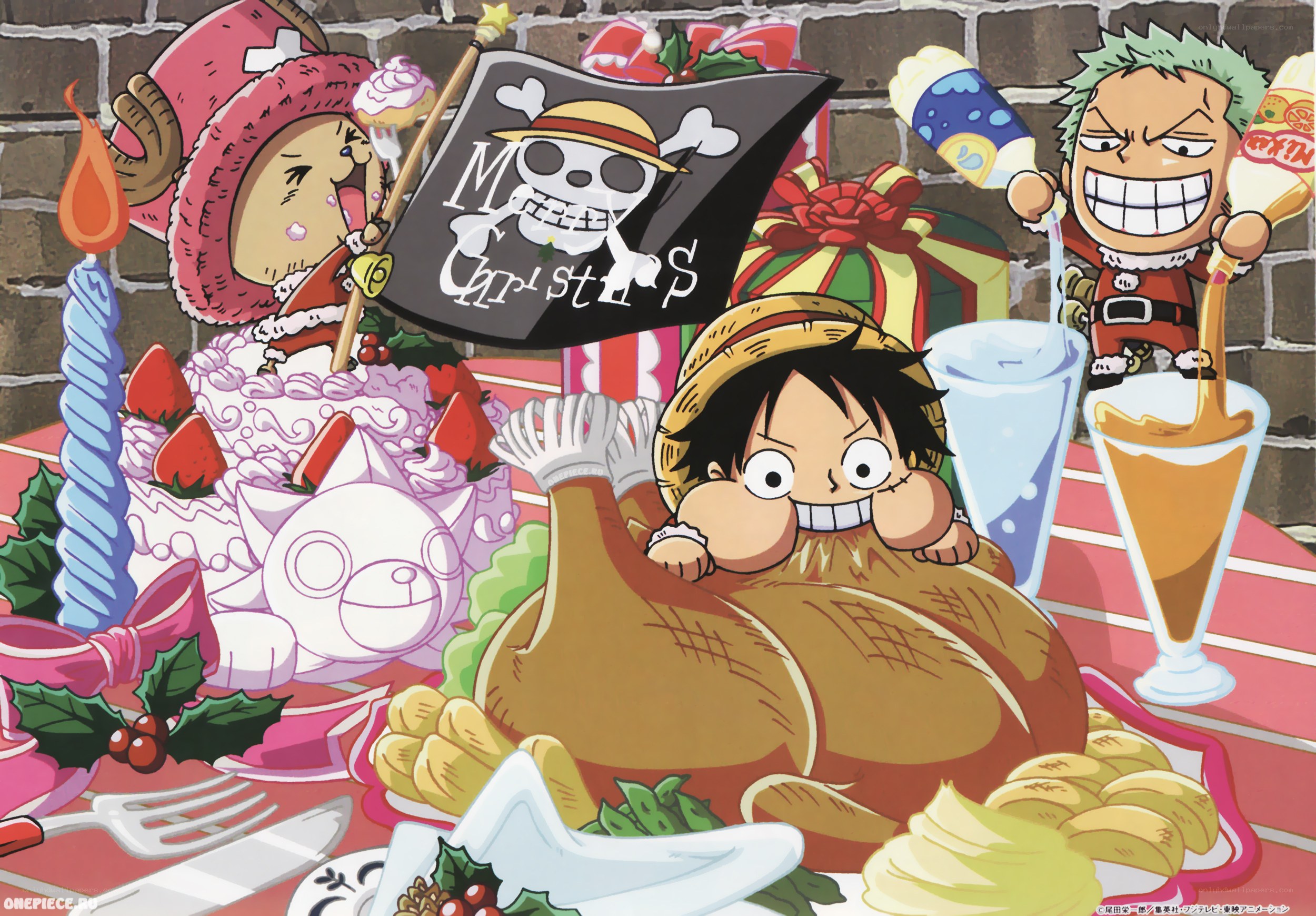 One Piece Christmas celebration