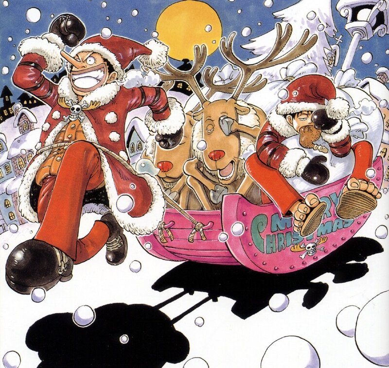 One Piece Christmas sleigh ride
