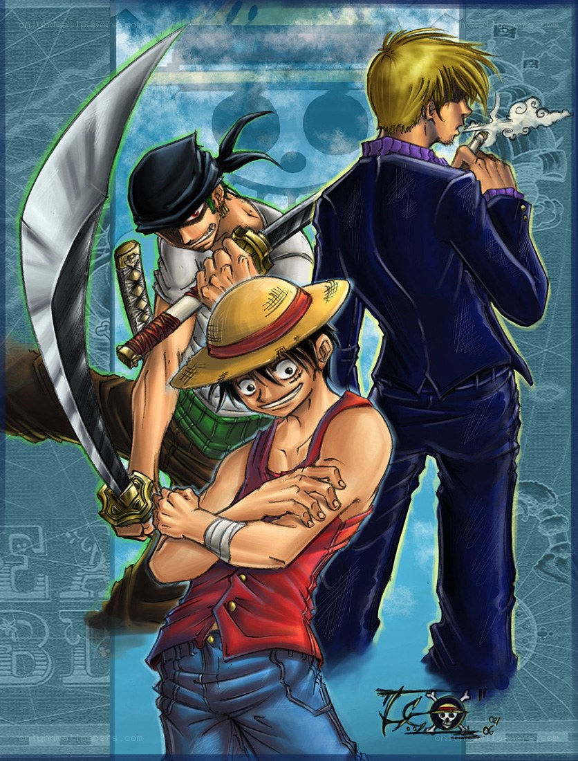 One Piece crew art