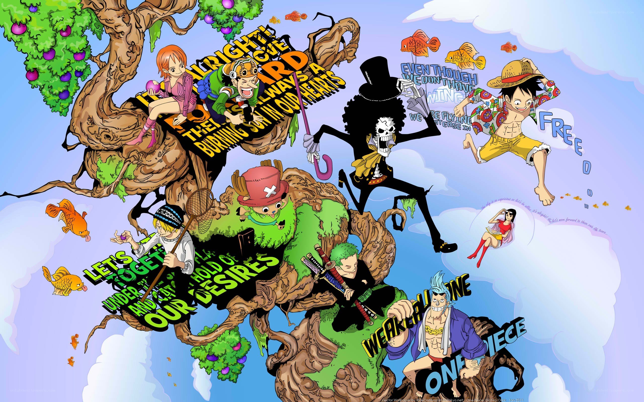 One Piece crew art