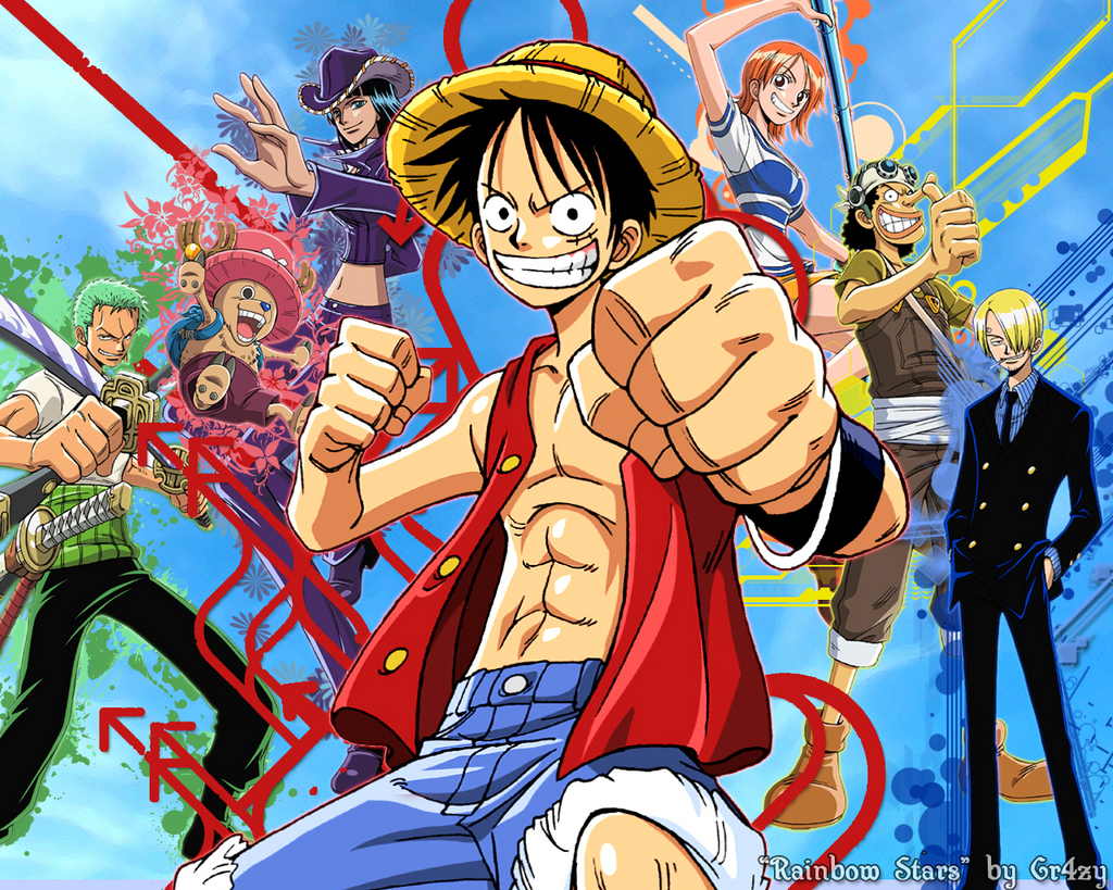 One Piece crew art