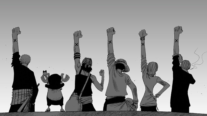 One Piece Crew — Black, Determined, Manga