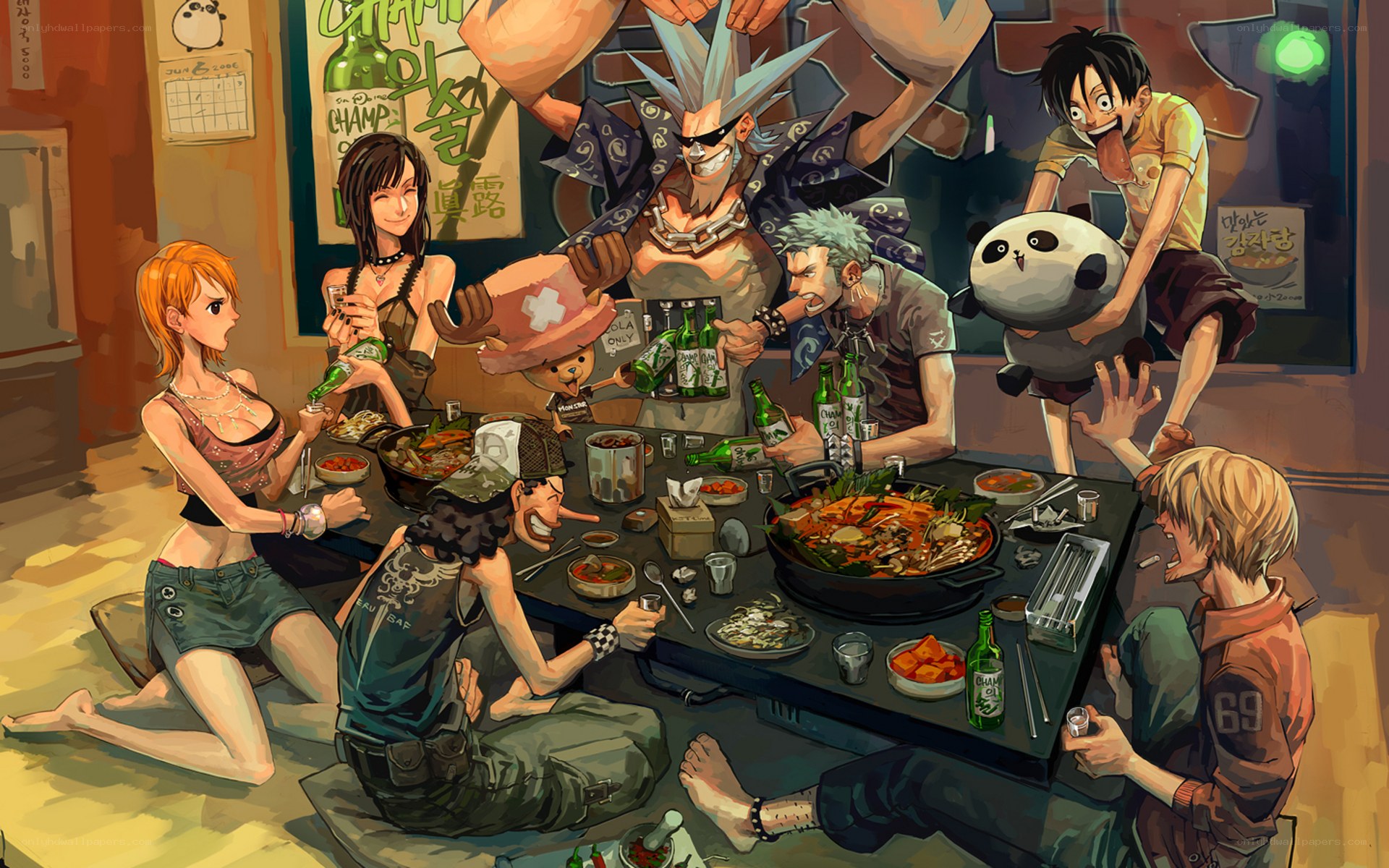 One Piece crew celebrates
