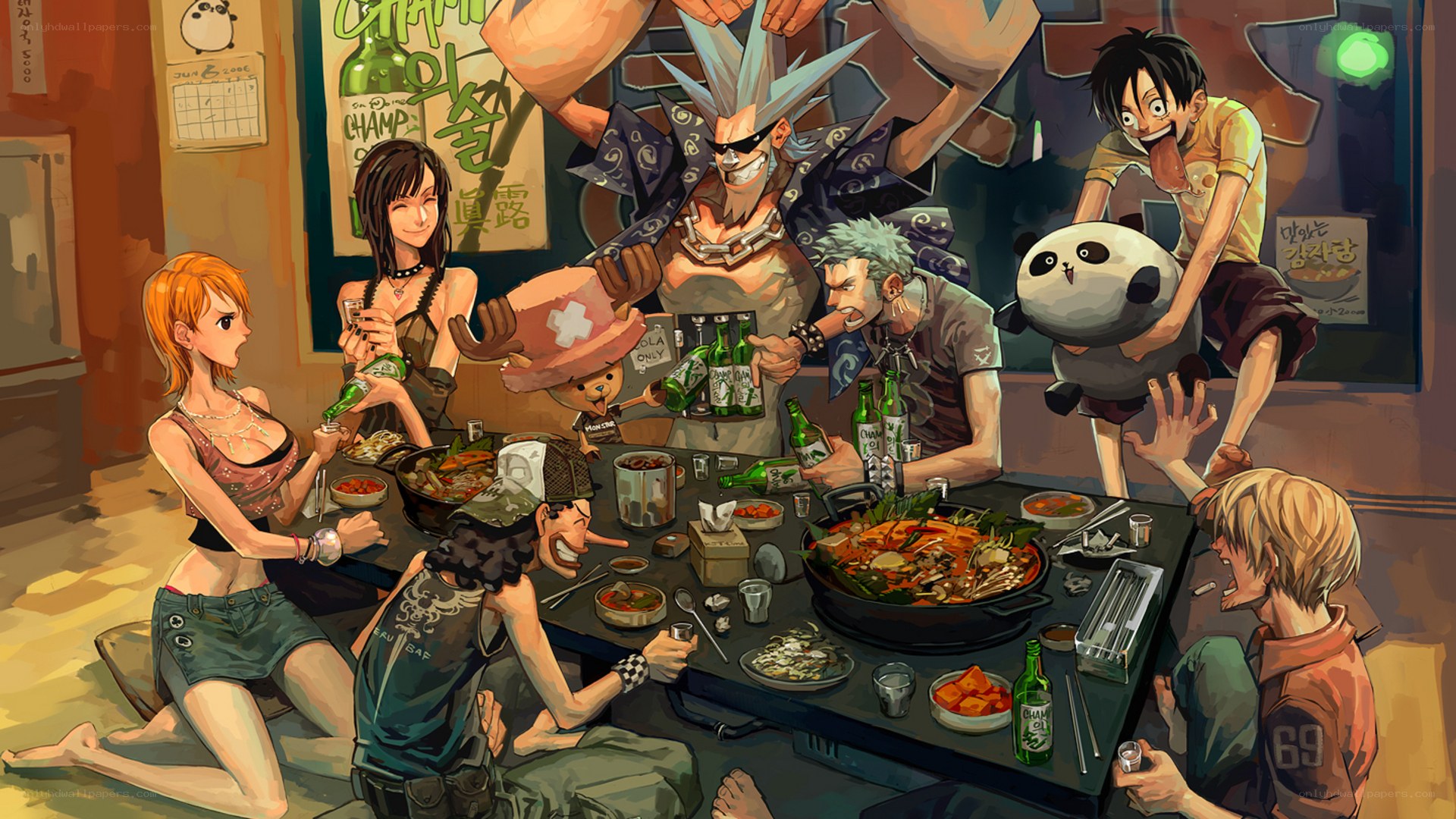 One Piece crew celebrates