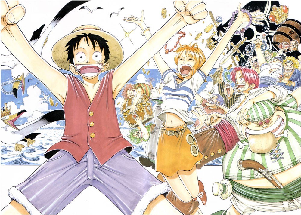 One Piece crew celebrates