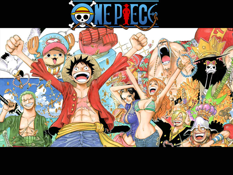 One Piece crew celebration