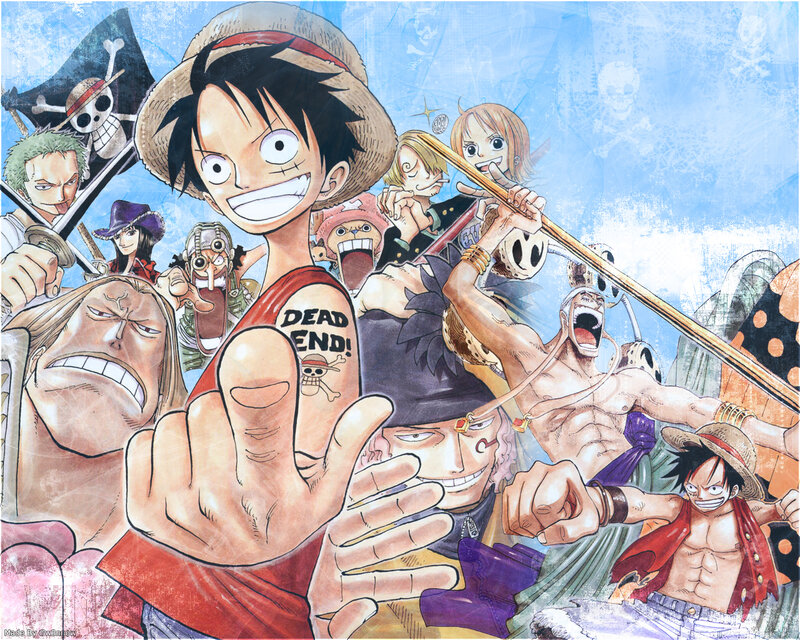 One Piece crew collage