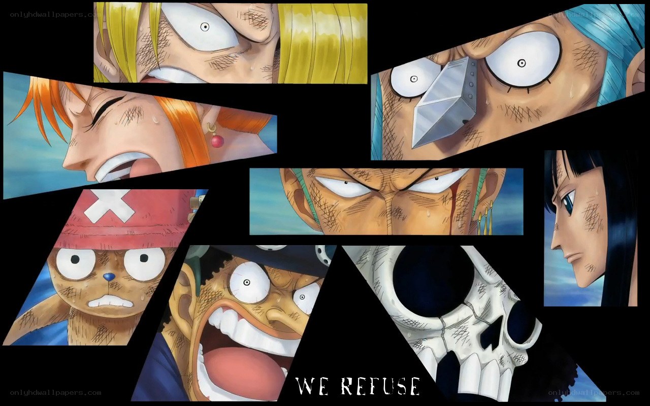 One Piece crew faces