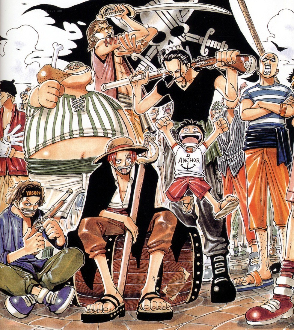One Piece crew gathering