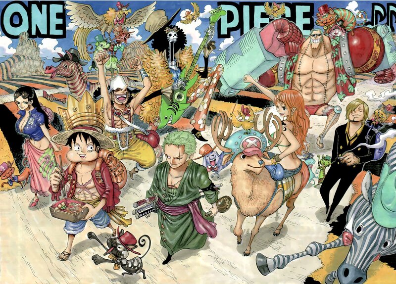 One Piece crew gathering