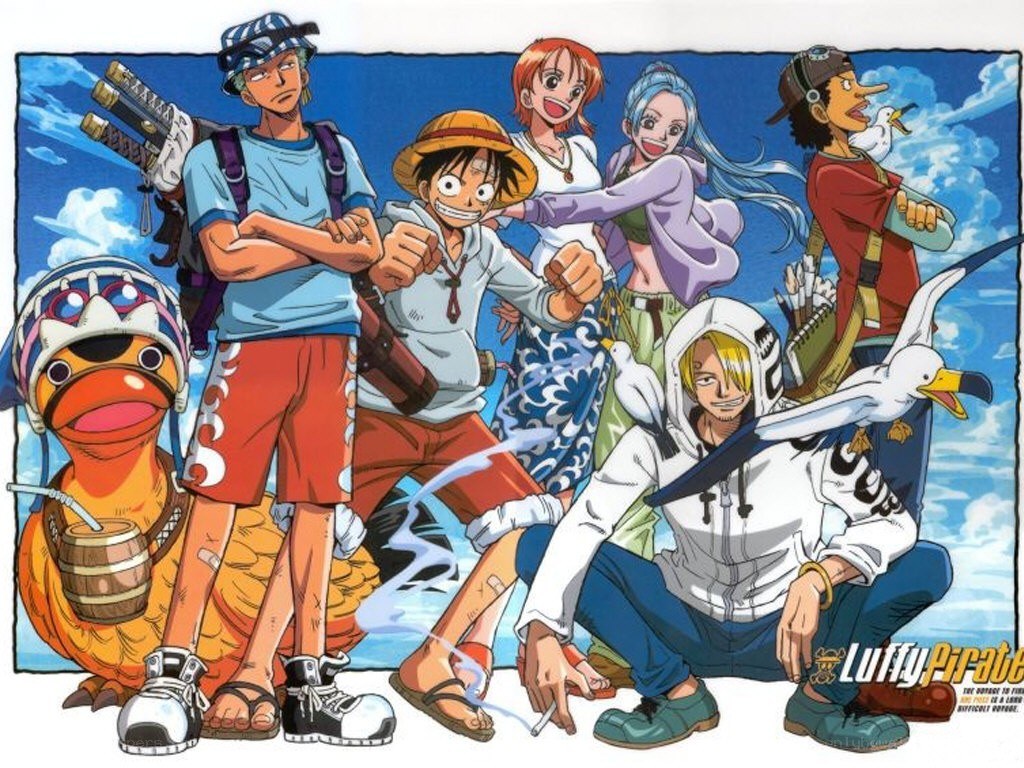 One Piece crew group portrait