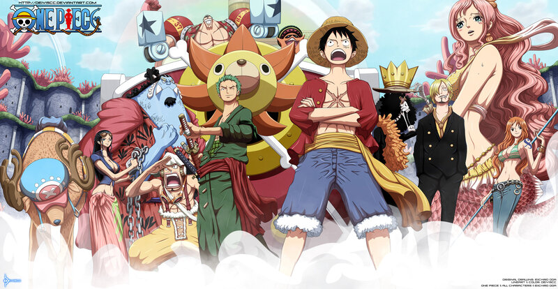 One Piece crew group portrait