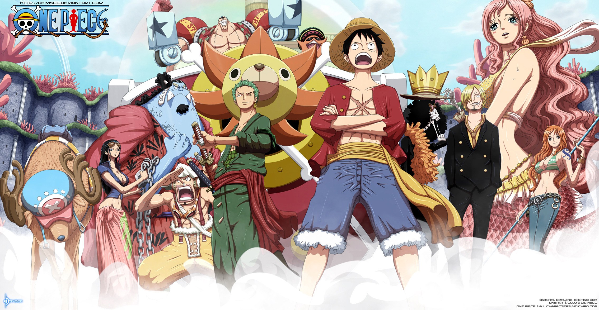 One Piece crew group portrait