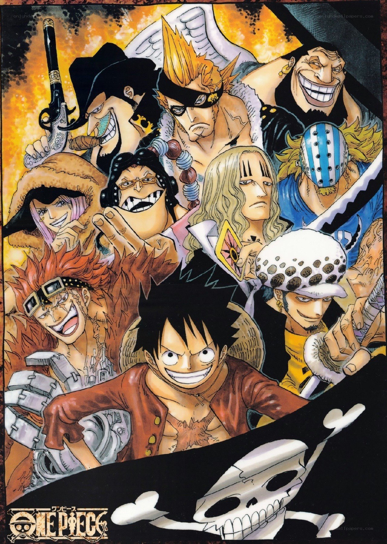 One Piece crew illustration