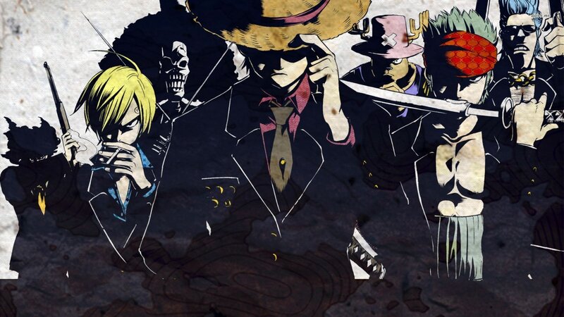 One Piece crew illustration