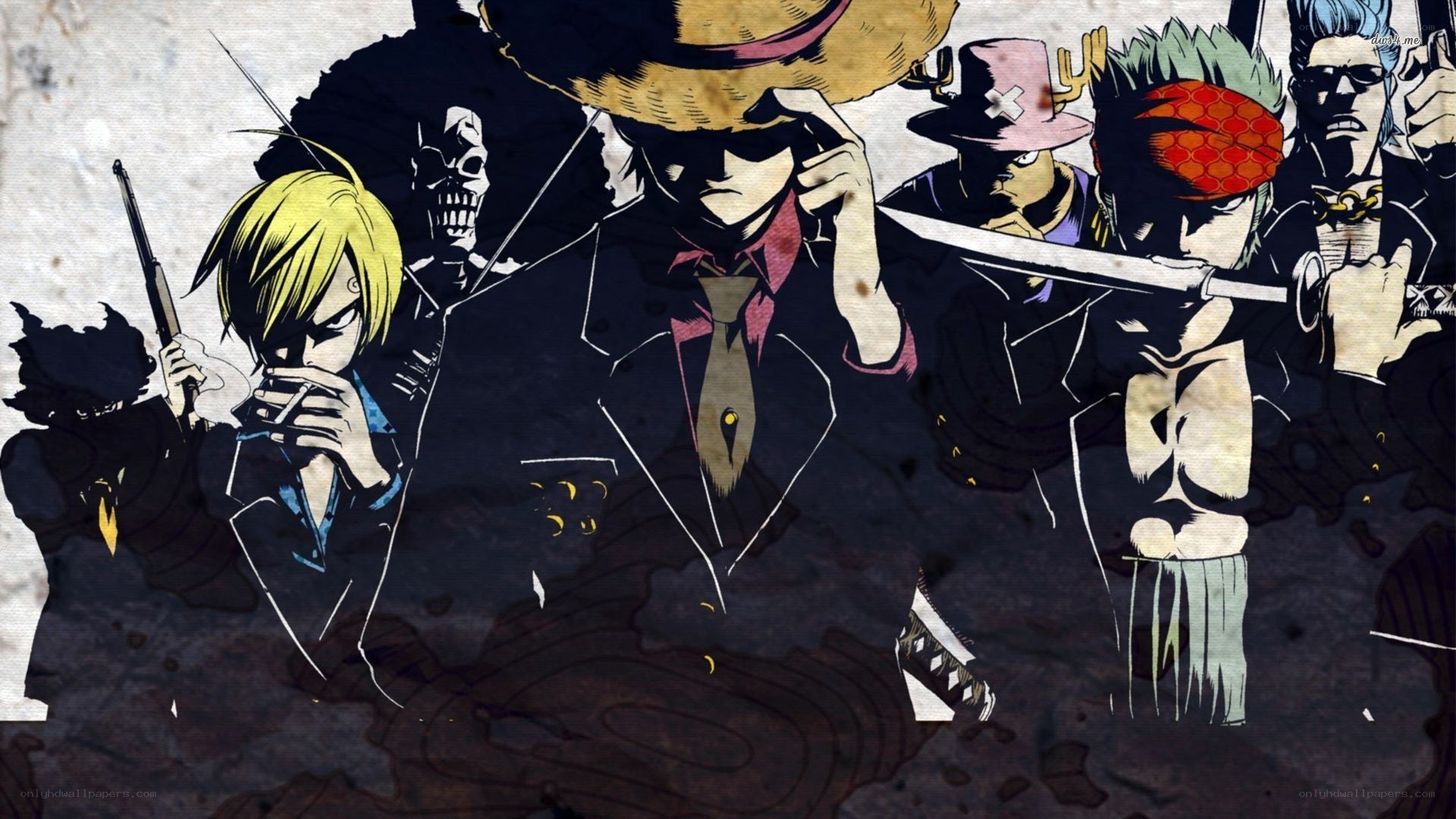 One Piece crew illustration