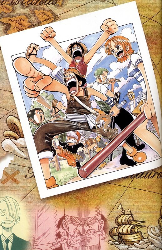 One Piece crew illustration