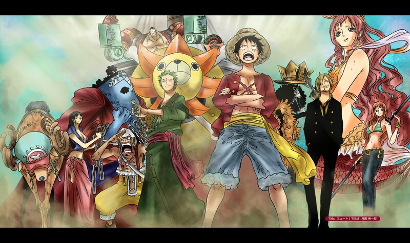 One Piece crew illustration
