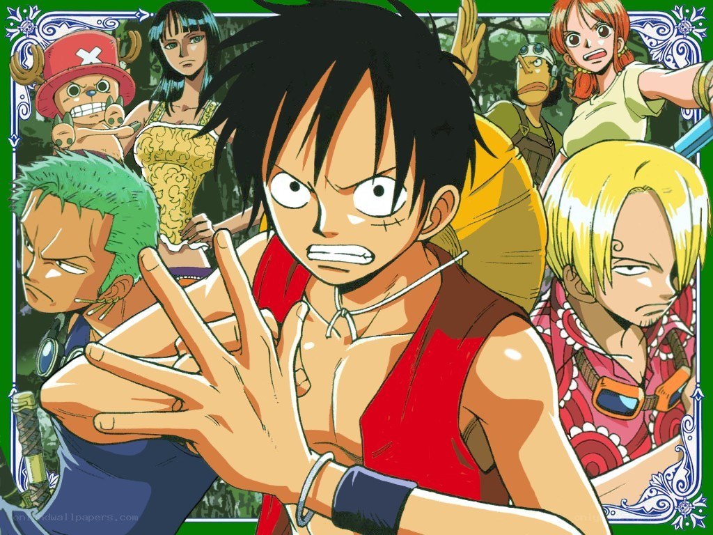 One Piece crew in action