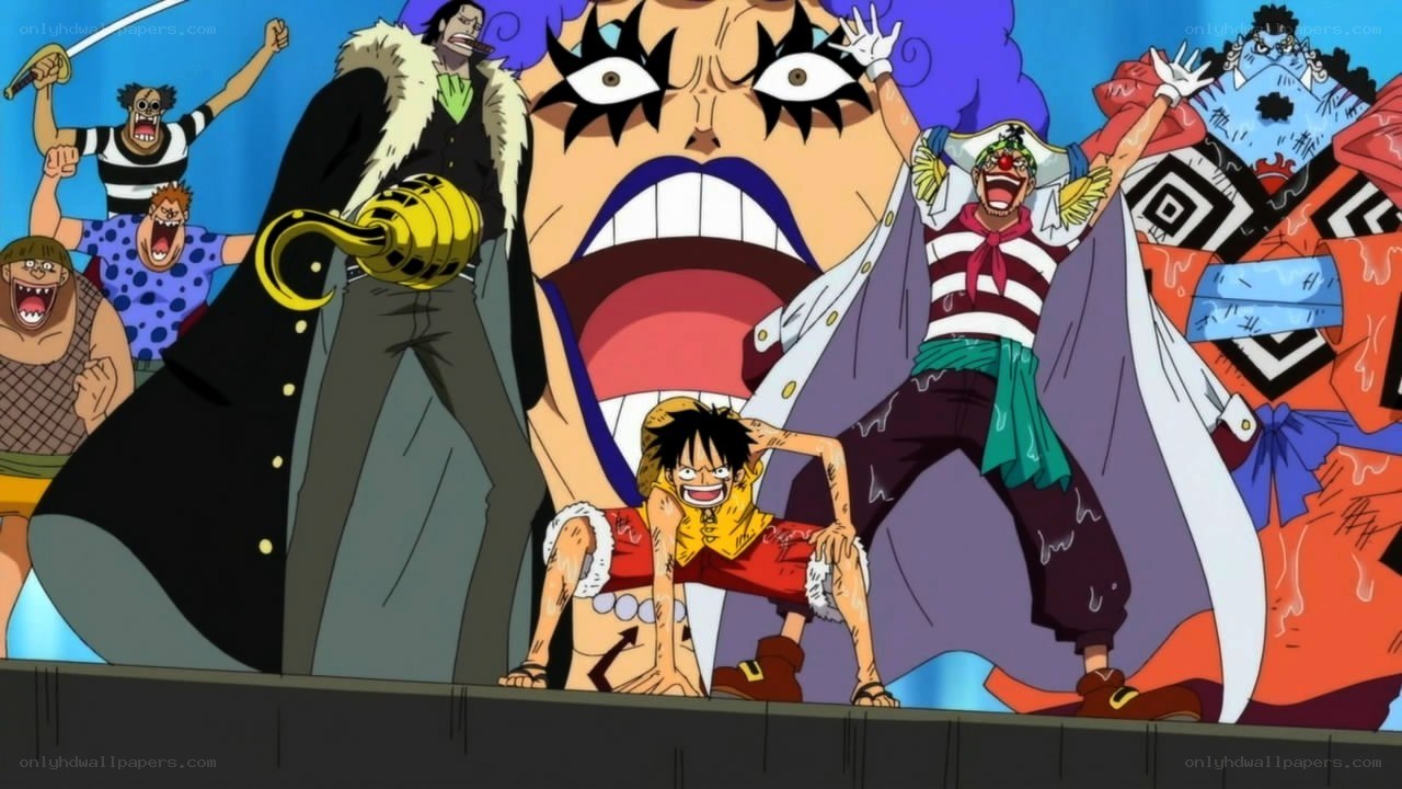 One Piece crew in action