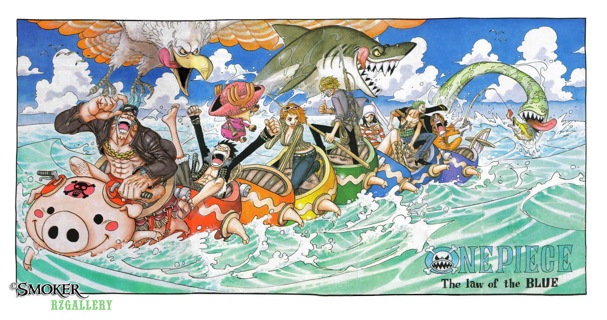 One Piece crew in chaos