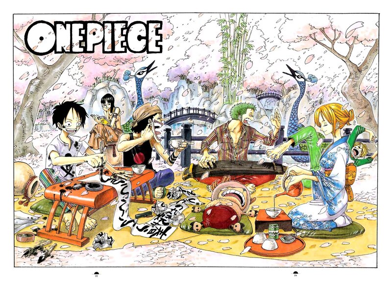 One Piece Crew in Garden — Pink