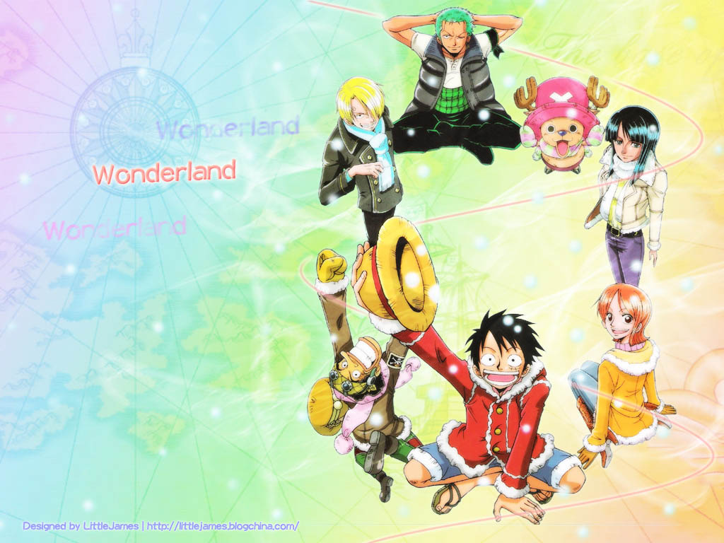 One Piece crew in winter