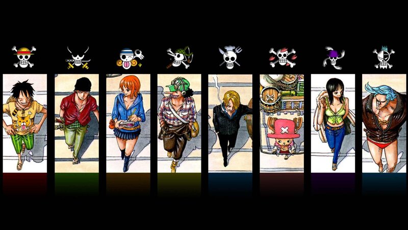 One Piece Crew Members — Black, Adventurous