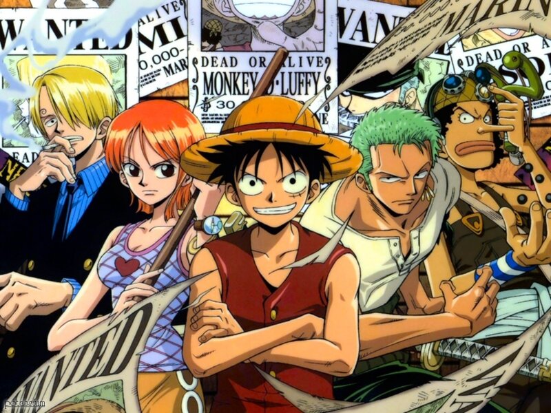 One Piece Crew Members — Orange, Adventurous
