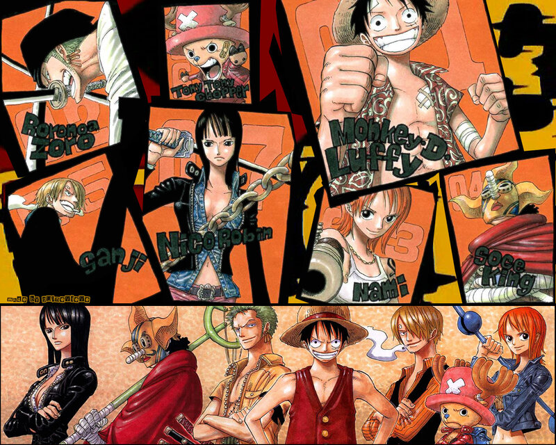 One Piece Crew Members — Orange