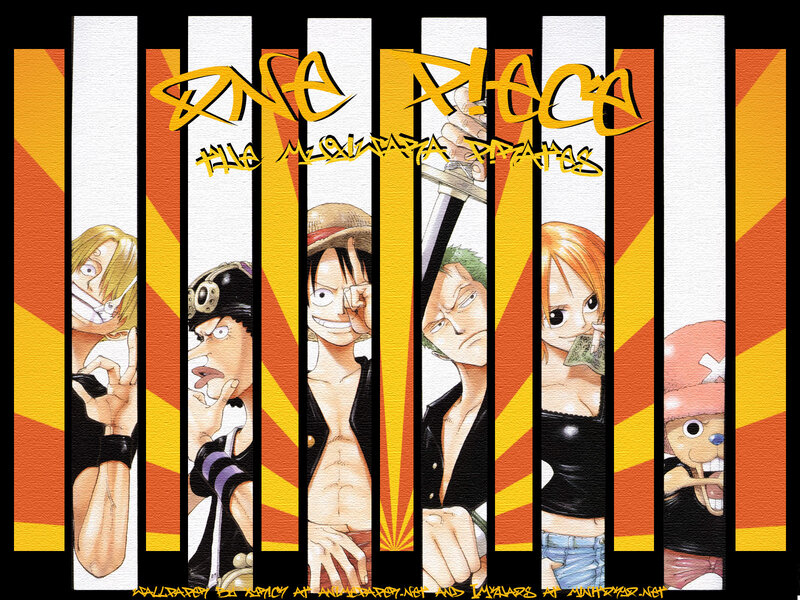 One Piece Crew Members — Yellow