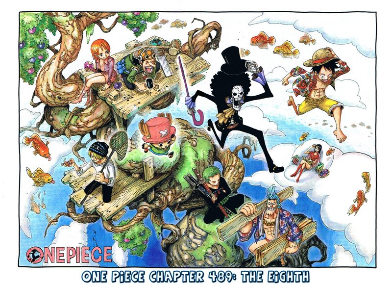 One Piece Crew on a Cloud
