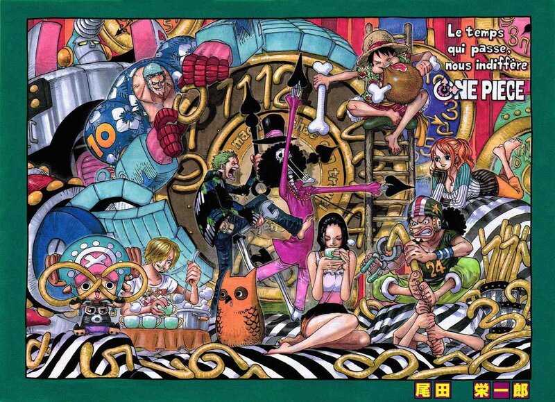 One Piece Crew on Ship — Green