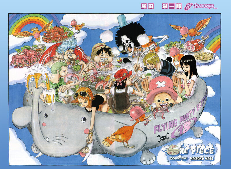 One Piece crew party