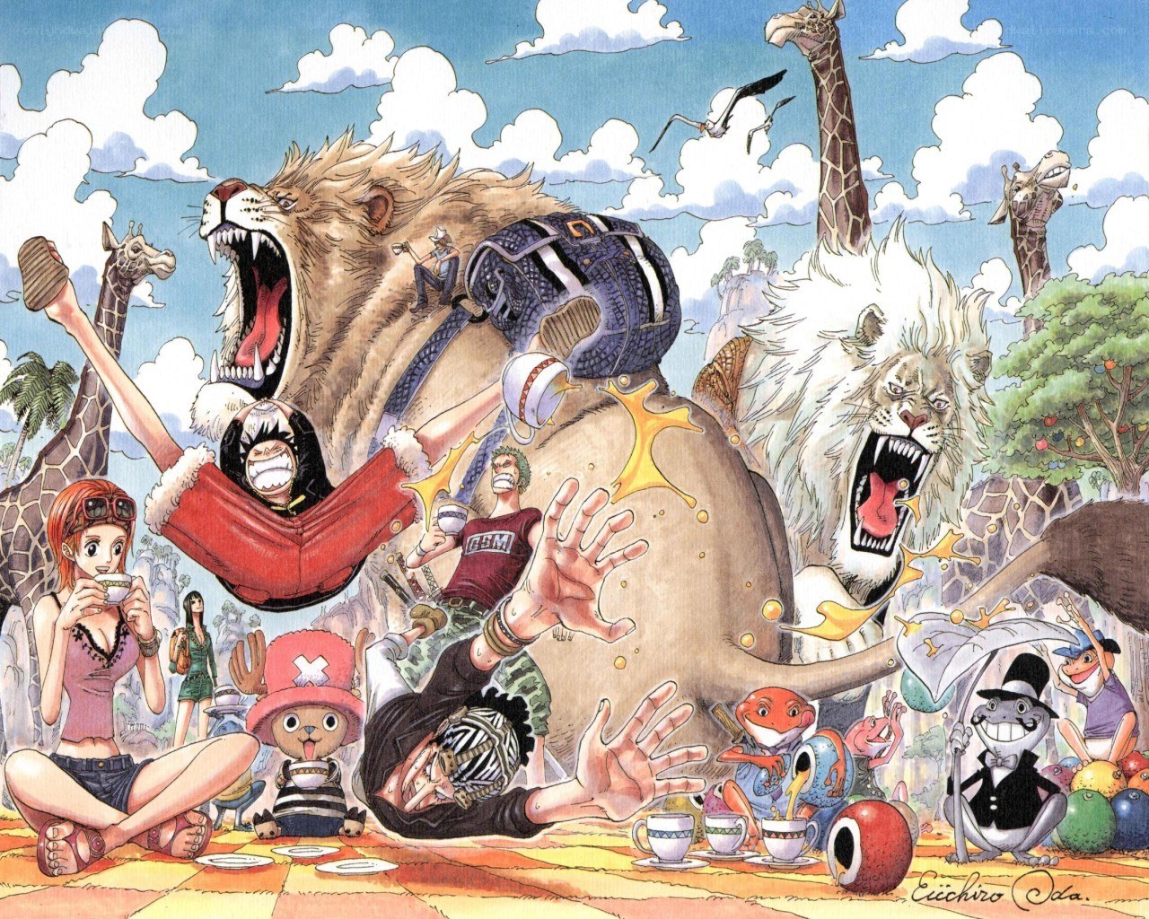 One Piece crew picnic